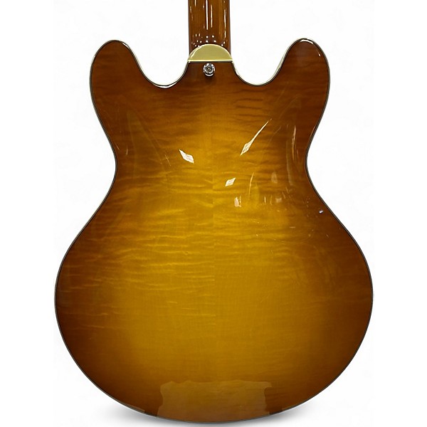 Used 2024 Eastman T486GB Honey Burst Hollow Body Electric Guitar