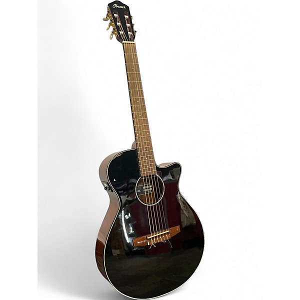 Used Ibanez AEG50N-BKH Black Acoustic Electric Guitar