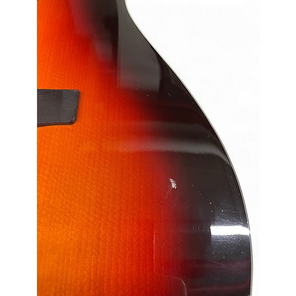 Used Ovation 2758AX-NEB-G Pro Series Standard Elite Deep Contour 2 Color Sunburst 12 String Acoustic Electric Guitar