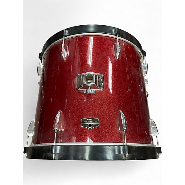 Used TAMA 6 Piece Imperialstar Trans Red Drum Kit