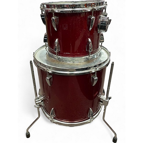 Used TAMA 6 Piece Imperialstar Trans Red Drum Kit