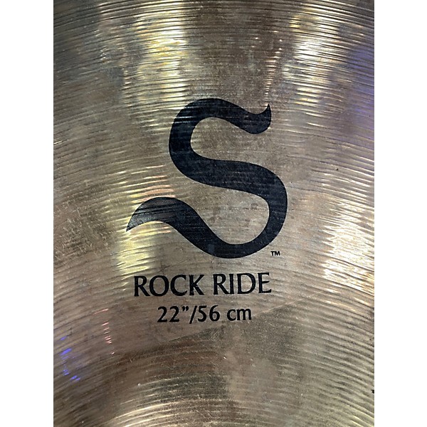 Used Zildjian 22in S Family Rock Ride Cymbal