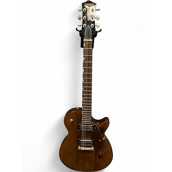 Used 2020 Gretsch Guitars G2210 Streamliner Junior Jet Club Trans Brown Solid Body Electric Guitar