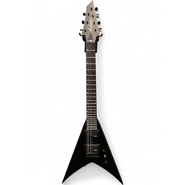 Used Jackson JS22-7 Dinky 7 String Black Solid Body Electric Guitar