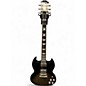 Used Epiphone SG Modern Figured Trans Black Solid Body Electric Guitar thumbnail