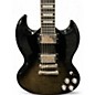 Used Epiphone SG Modern Figured Trans Black Solid Body Electric Guitar