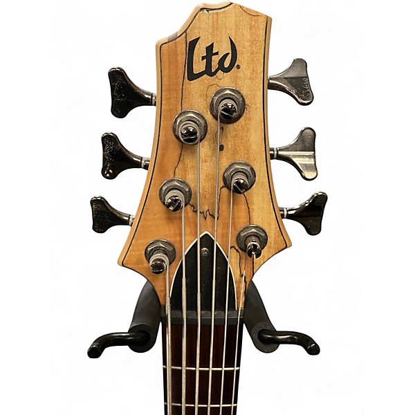 Used ESP LTD B206SM 6 String Spalted Maple Electric Bass Guitar