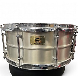 Used The Hip Pig 14.25in PORK PIE Silver Drum