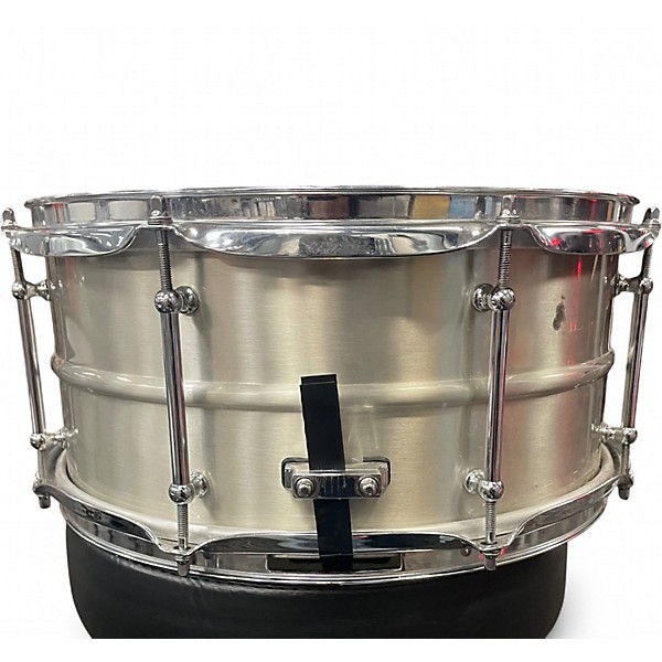 Used The Hip Pig 14.25in PORK PIE Silver Drum