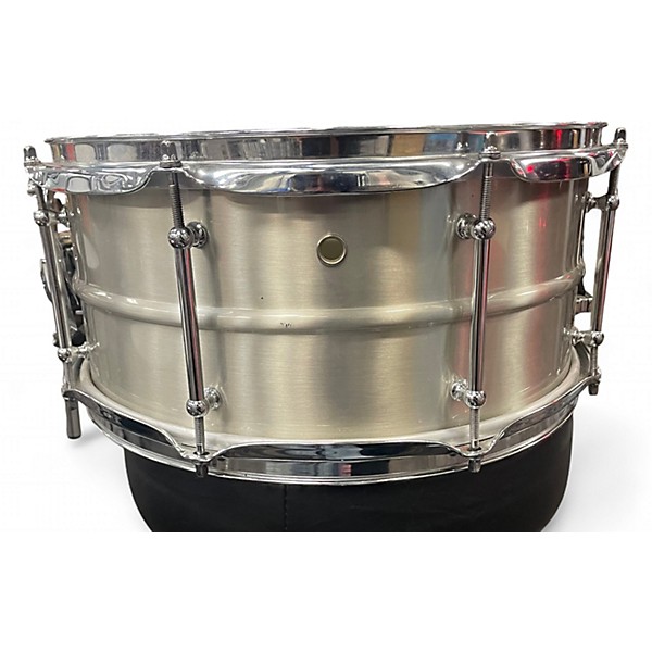 Used The Hip Pig 14.25in PORK PIE Silver Drum