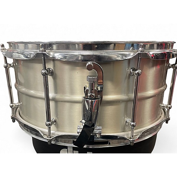 Used The Hip Pig 14.25in PORK PIE Silver Drum