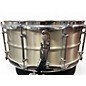 Used The Hip Pig 14.25in PORK PIE Silver Drum