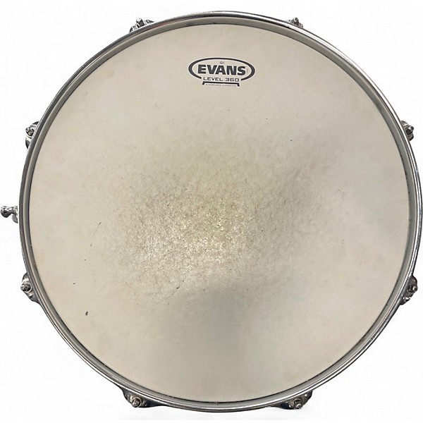 Used The Hip Pig 14.25in PORK PIE Silver Drum