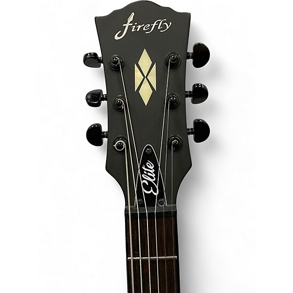 Used 2023 Firefly FFLP Elite Satin Black Baritone Guitars