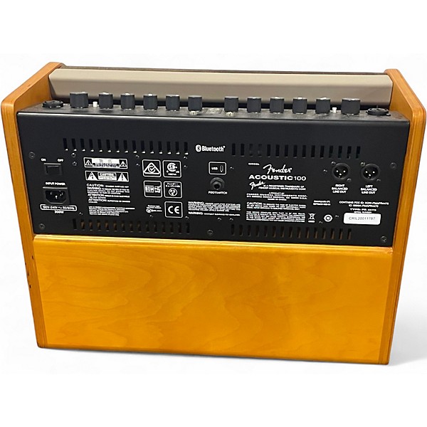 Used Fender Acoustic 100 100W 1x8 Acoustic Guitar Combo Amplifier Acoustic Guitar Combo Amp