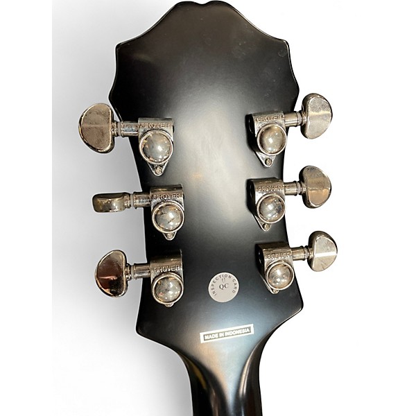 Used Epiphone Swingster Black and Silver Hollow Body Electric Guitar