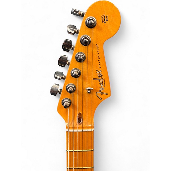 Used Fender American Standard Stratocaster 3 Color Sunburst Solid Body Electric Guitar