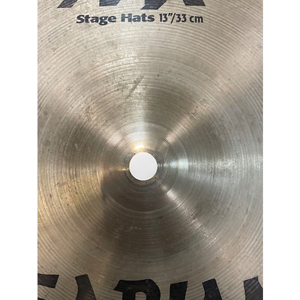 Used SABIAN 13in AAX Stage Hi Hat Pair Cymbal
