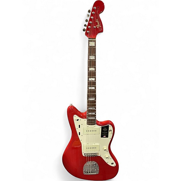 Used 2023 Fender AMERICAN VINTAGE II 1966 JAZZMASTER Dakota Red Solid Body Electric Guitar