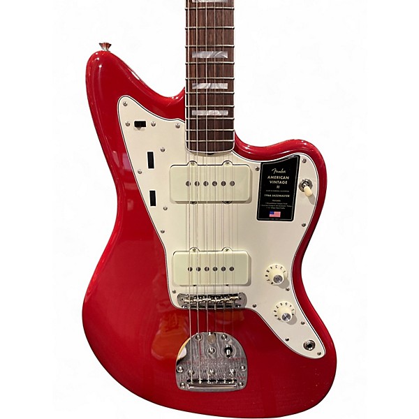 Used 2023 Fender AMERICAN VINTAGE II 1966 JAZZMASTER Dakota Red Solid Body Electric Guitar