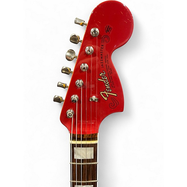 Used 2023 Fender AMERICAN VINTAGE II 1966 JAZZMASTER Dakota Red Solid Body Electric Guitar