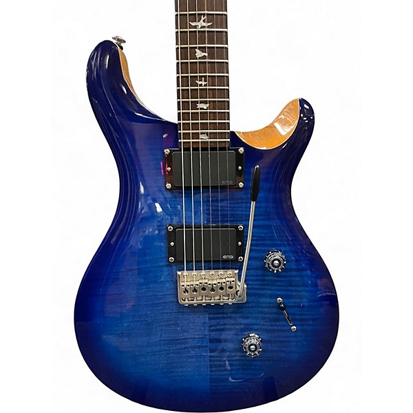 Used PRS SE Custom 24 Blue Solid Body Electric Guitar