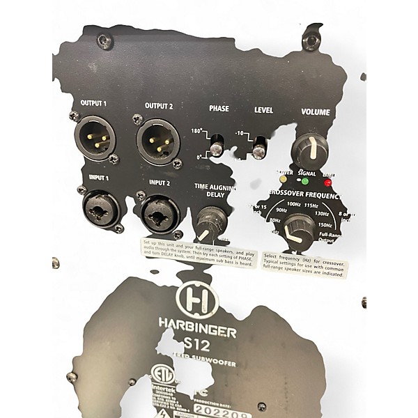 Used Harbinger VARI VS12 Powered Subwoofer