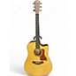 Used 2002 Taylor 710CE Natural Acoustic Electric Guitar thumbnail