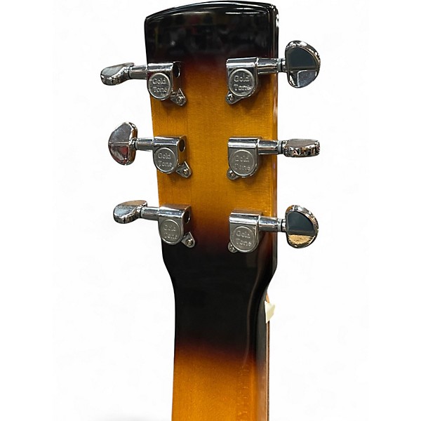 Used Gold Tone PBS-D Paul Beard Signature Square Neck Deluxe Resonator 2 Color Sunburst Resonator Guitar