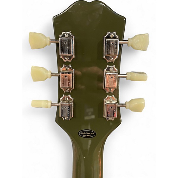 Used Epiphone ES-335 Bigsby Green Hollow Body Electric Guitar