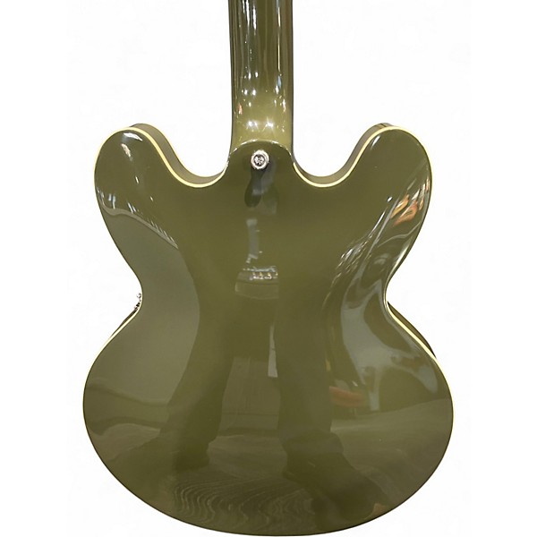 Used Epiphone ES-335 Bigsby Green Hollow Body Electric Guitar