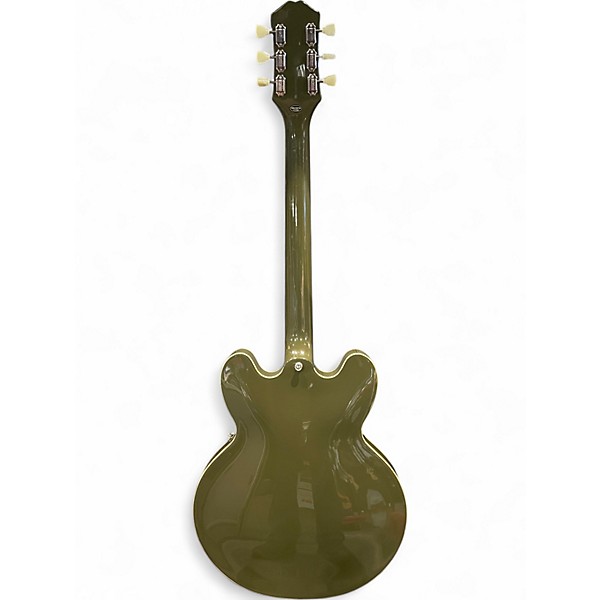 Used Epiphone ES-335 Bigsby Green Hollow Body Electric Guitar