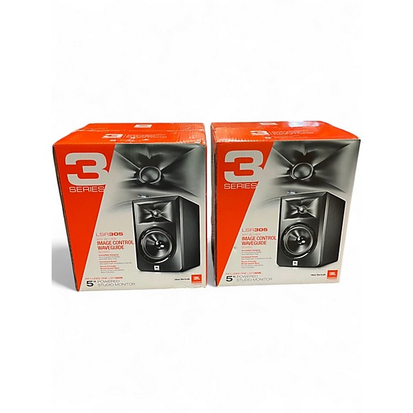 Used JBL LSR305 Pair Powered Monitor