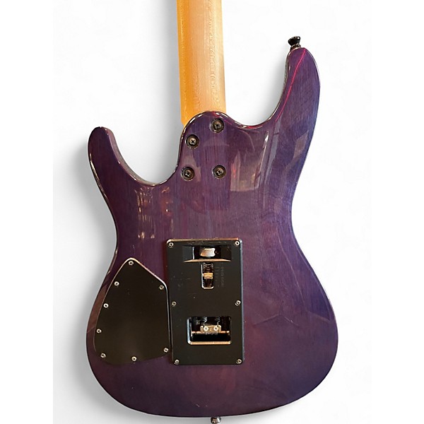 Used Ibanez S470DXQM Trans Purple Solid Body Electric Guitar