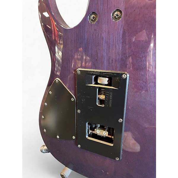 Used Ibanez S470DXQM Trans Purple Solid Body Electric Guitar
