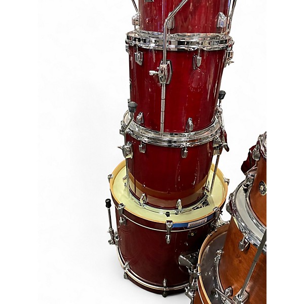 Used TAMA 7 Piece Superstar Wine Red Drum Kit