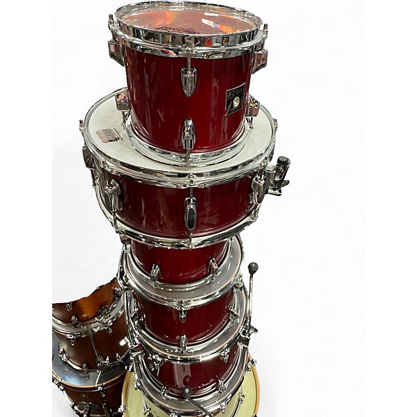 Used TAMA 7 Piece Superstar Wine Red Drum Kit