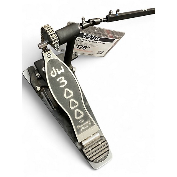 Used DW 3000 Series Double Double Bass Drum Pedal