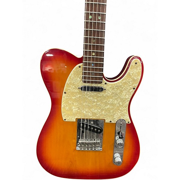 Used Fender American Deluxe Telecaster 3 Color Sunburst Solid Body Electric Guitar