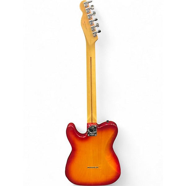 Used Fender American Deluxe Telecaster 3 Color Sunburst Solid Body Electric Guitar