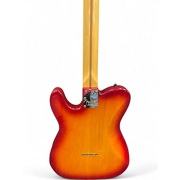 Used Fender American Deluxe Telecaster 3 Color Sunburst Solid Body Electric Guitar