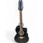 Used Ibanez AAD1012E Black 12 String Acoustic Electric Guitar thumbnail