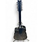 Used Ibanez AAD1012E Black 12 String Acoustic Electric Guitar