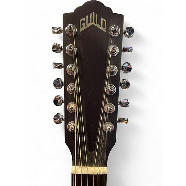 Used Guild F-2512E Natural 12 String Acoustic Electric Guitar