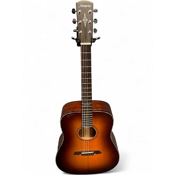Used Alvarez ADA1965 2 Tone Sunburst Acoustic Guitar