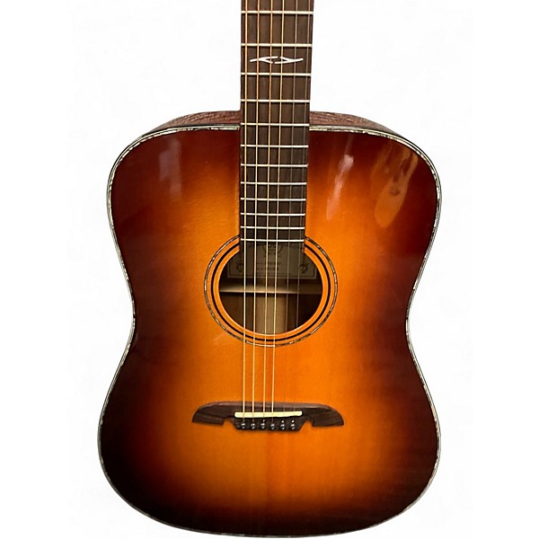 Used Alvarez ADA1965 2 Tone Sunburst Acoustic Guitar