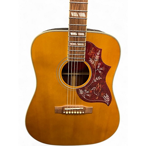 Used Epiphone Hummingbird Natural Acoustic Guitar