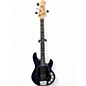 Used Sterling by Music Man Ray34 Blue Electric Bass Guitar thumbnail