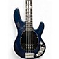 Used Sterling by Music Man Ray34 Blue Electric Bass Guitar
