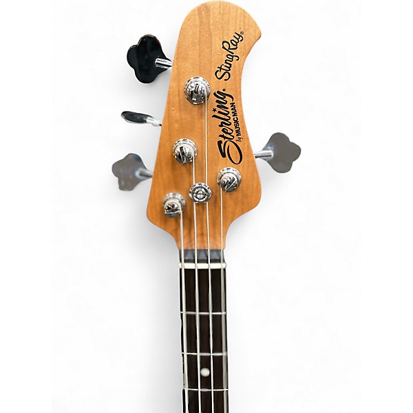 Used Sterling by Music Man Ray34 Blue Electric Bass Guitar